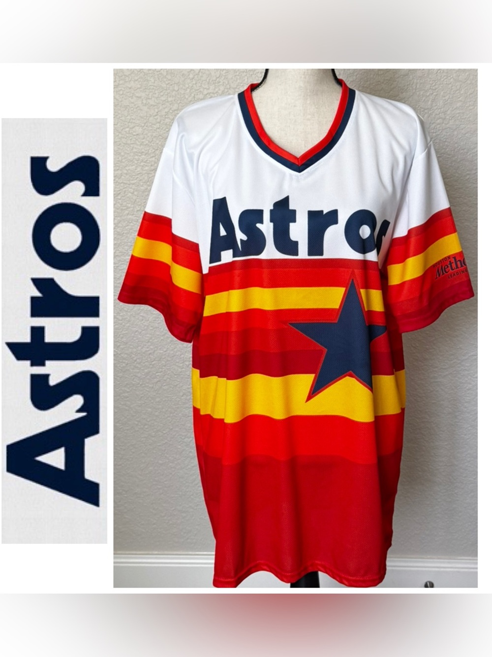 Houston Astros Retro Athletic Mesh Jersey